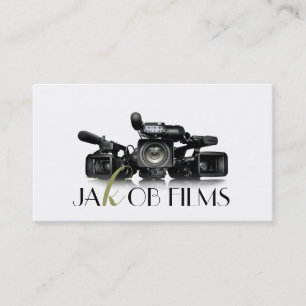 Carte De Visite Caméra vidéo de film Réalisateur Filmant Mariage