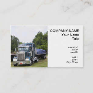 Carte De Visite Camion à plat