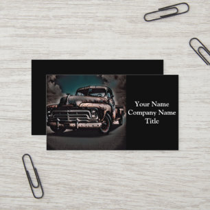 Carte De Visite Camion Antique - Un classique intemporel