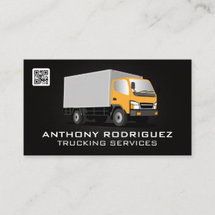 Carte De Visite Camion boîte de livraison   Transport