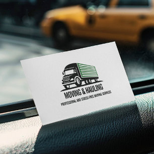 CARTE DE VISITE CAMION BOÎTE DÉMÉNAGEMENT ET TRANSPORT PROFESSIONN