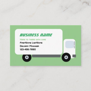 Carte De Visite Camion de livraison