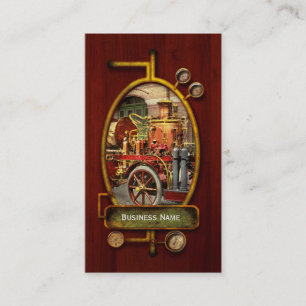 Carte De Visite Camion de pompiers - Un camion à pompe électrique