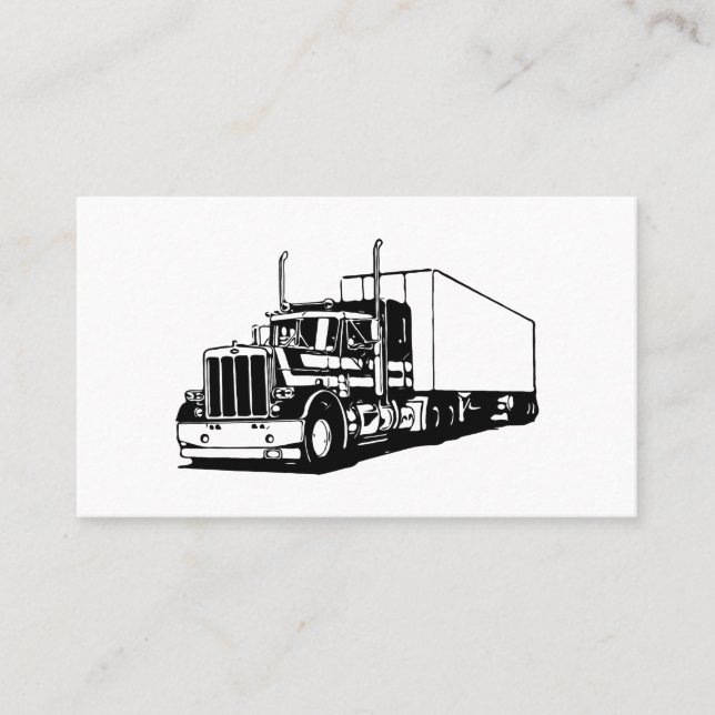 Carte De Visite Camion et fourgonnette sèche (Devant)