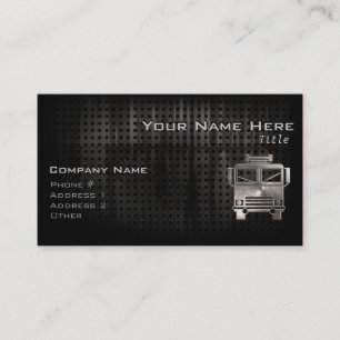 Carte De Visite Camion-feu robuste
