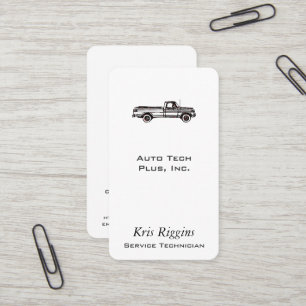 Carte De Visite Camion pick-up/réparation