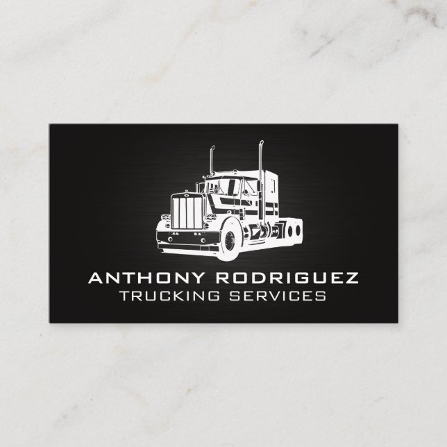 Carte De Visite Camionnage à grande traction | Services de transpo (Devant)