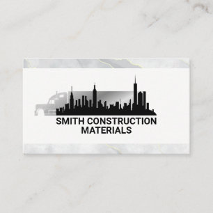 Carte De Visite Camionnage   Construction   Développement de propr