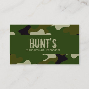 Carte De Visite Camouflage