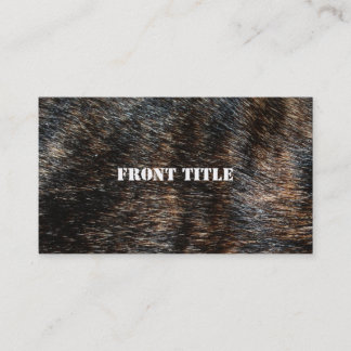 Carte De Visite Camouflage de texture de fourrure