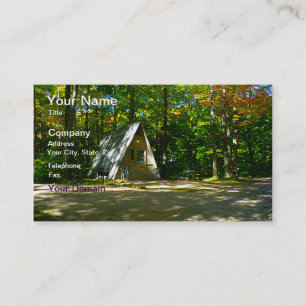 Carte De Visite Camping à cadre A sauvage au terrain de camping