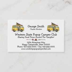 Carte De Visite Camping-car Campmobile