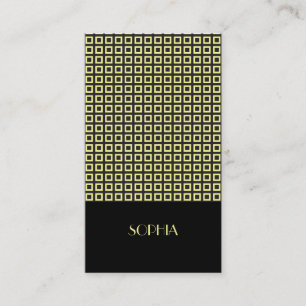 Carte De Visite Canary Elegant Patterned Professional