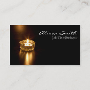 Carte De Visite Candle/allégé business cars