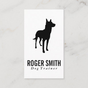 Carte De Visite Canine   Entraînement des chiens (élite)
