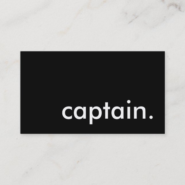 Carte De Visite capitaine. (Devant)