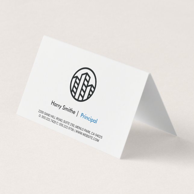 Carte De Visite Capital-risque | Entreprise (Dos)