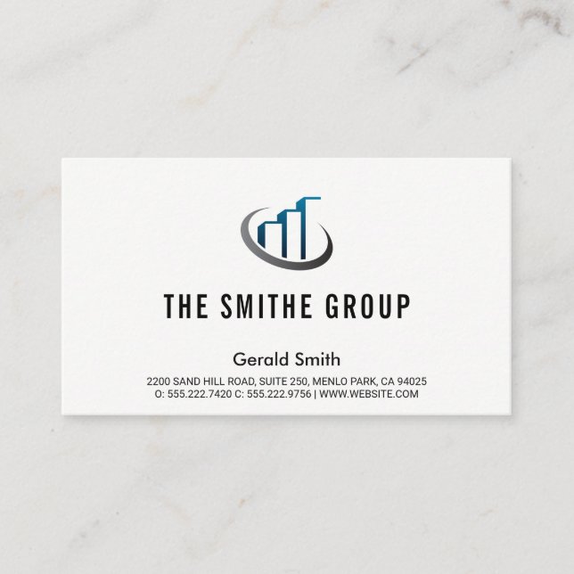 Carte De Visite Capital-risque | Entreprise | Immobilier (Devant)