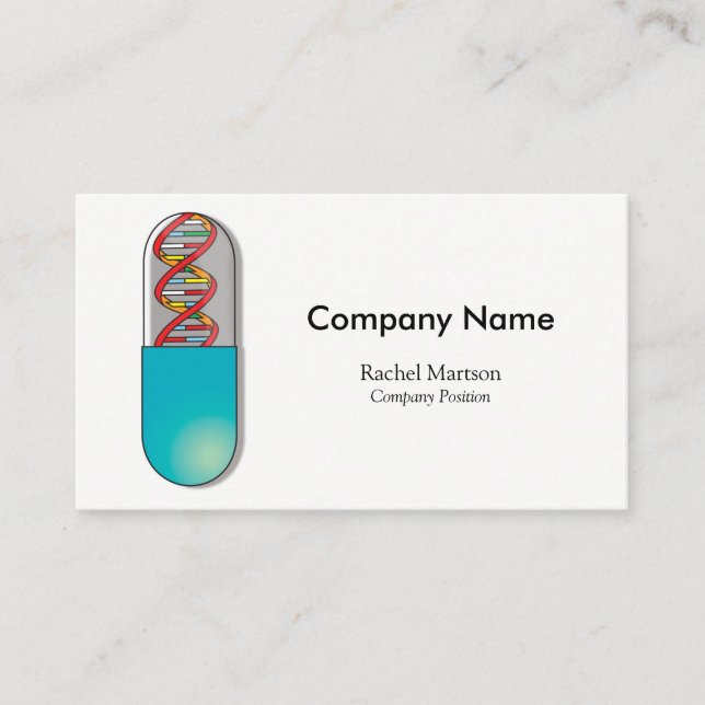 Carte De Visite Capsule ADN (Devant)