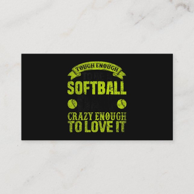 Carte De Visite Capteur de devis de softball papa Pitcher Père Spo (Devant)