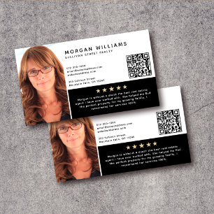 Carte De Visite Capture d'écran QR Code Review Agent immobilier