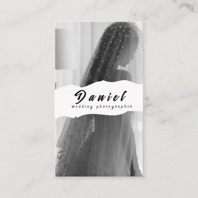 Carte De Visite Capturez votre journée spéciale, Photographie prof (Devant)