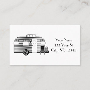 Carte De Visite Caravane Camper Traveller Thunder_Cove