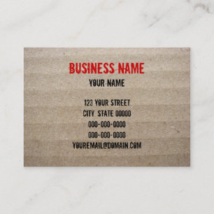 Carte De Visite Cardboard