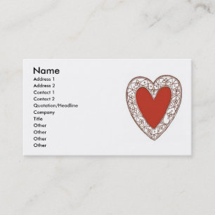 Carte de visite cardiaque