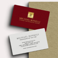 Cardinal Red Leather Business Logo Entreprise