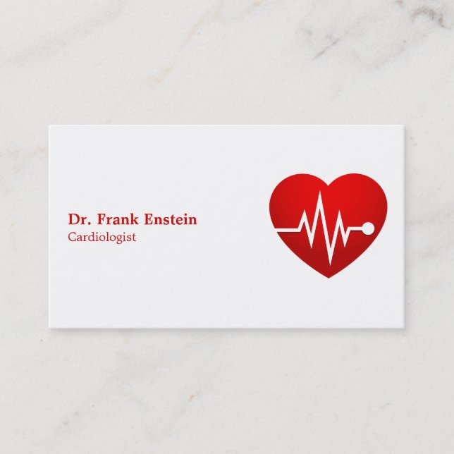 Carte De Visite Cardiologue (Devant)