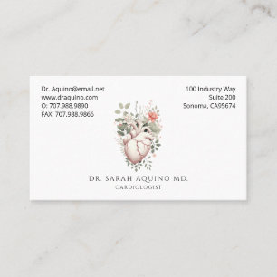 Carte de visite cardiologue