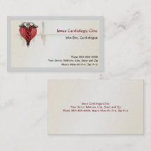 Carte de visite cardiologue