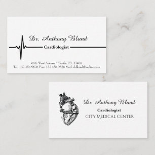 Carte De Visite Cardiologue électrocardiogramme