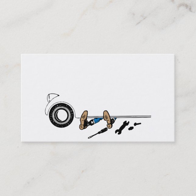 Carte De Visite Cards de repair (Devant)