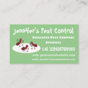 Carte De Visite Caricature de patinage sur glace de Happy red four