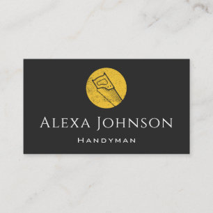 Carte De Visite Carpentry du logo de l'outil Handyman