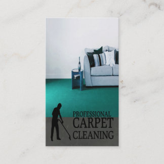 Carte De Visite Carpet Cleaning Service Business Card