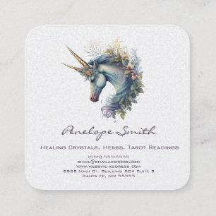 Carte de visite Carré à double corne Unicorn