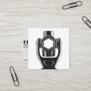 Carte De Visite Carré Affaires carrées de clé à douille de mécanicien et