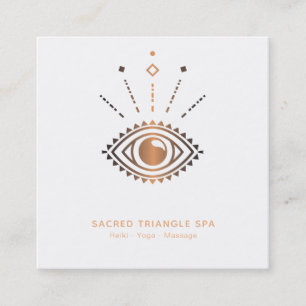 Carte De Visite Carré *~* Alchimiste Mystic Eye Shaman Géométrie Sacr