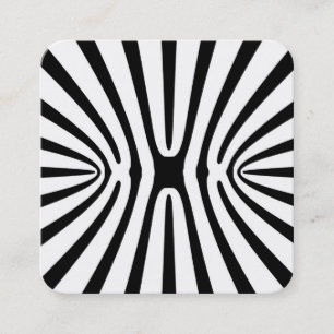 Carte De Visite Carré Alien Xebra