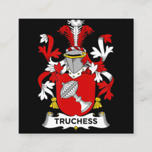Carte De Visite Carré Amoureux des échecs   Armoiries de Truchess - Armo