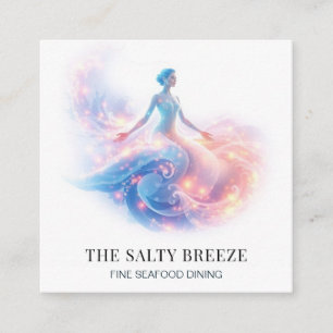 Carte De Visite Carré *~* AP13 104 Beach WAVE Naissance de Vénus