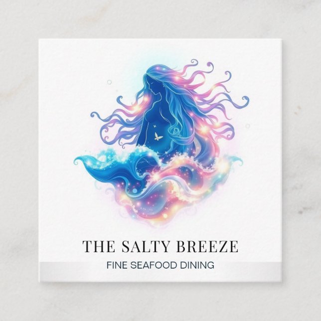 Carte De Visite Carré *~* AP13 Healing Beach WAVE Naissance de Vénus 72 (Devant)