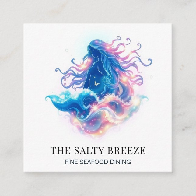 Carte De Visite Carré *~* AP13 Healing Beach WAVE Naissance de Vénus 72 (Devant)