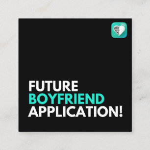 Carte De Visite Carré Application Boyfriend
