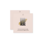 Balise de prix de blocage simple Logo sur les médi