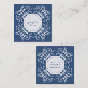 Carte de visite Carré baroque rétro