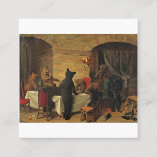 Carte De Visite Carré Bear Carousel By William Holbrook